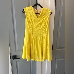 Beautiful Ted Baker Dress Vibrant Yellow Women’s UK 12